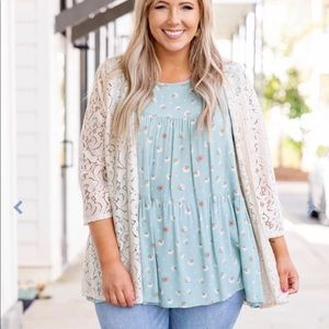 Chic Soul Luxury Lifestyle Kimono, Taupe